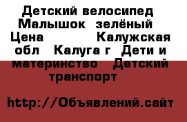 Детский велосипед“ Малышок“ зелёный › Цена ­ 1 090 - Калужская обл., Калуга г. Дети и материнство » Детский транспорт   